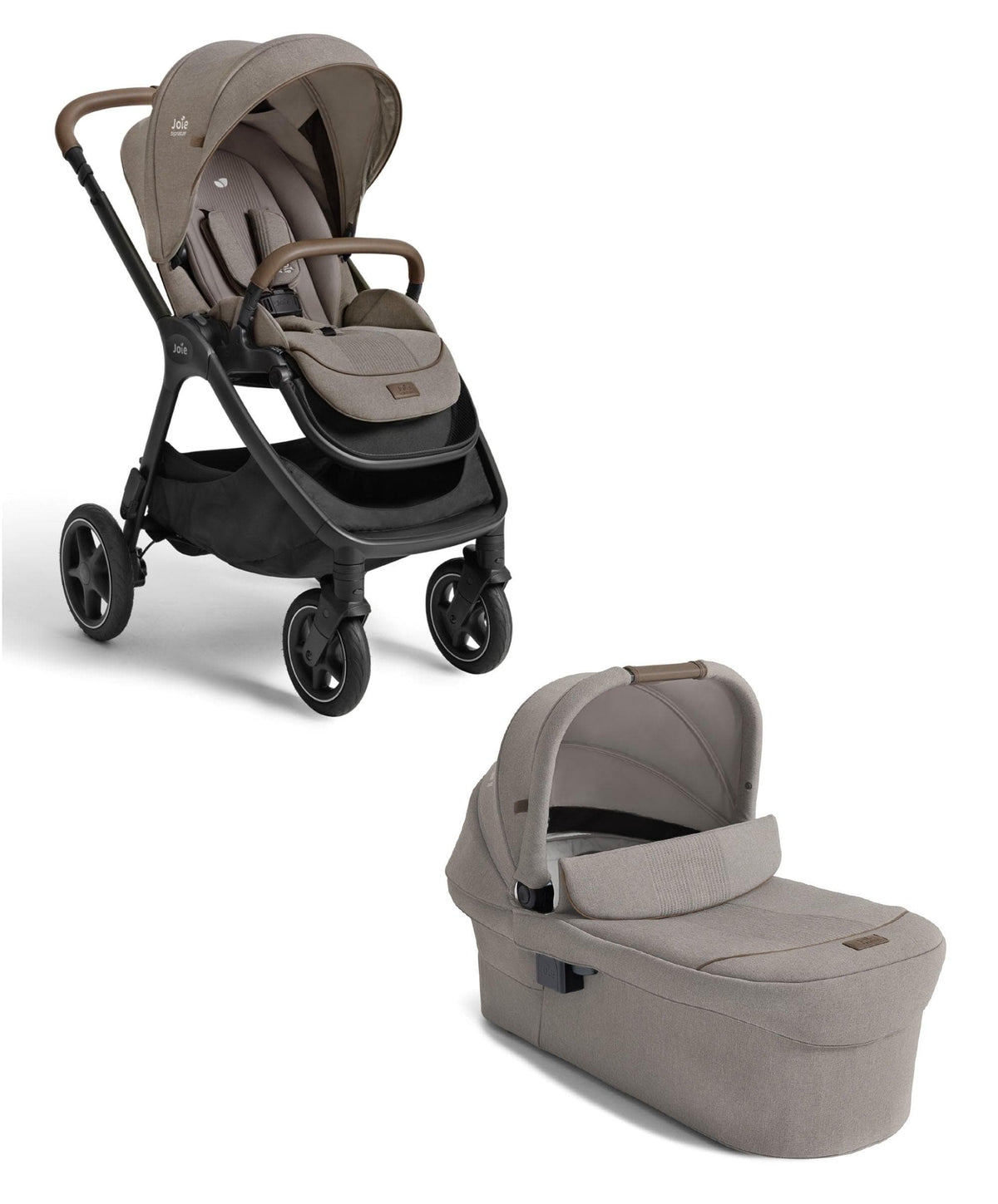 Joie Joie finiti™ 4in1 Signature Pushchair & Ramble XL ™ Signature Carrycot Bundle - Maple