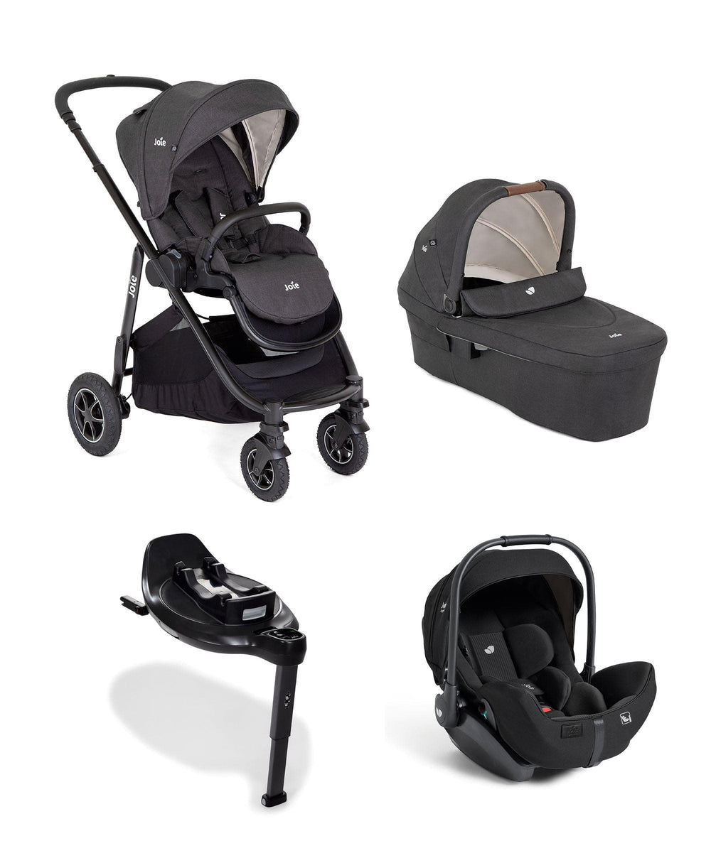 Joie Joie Versatrax Pushchair Bundle With Joie i-Level™ Pro Signature Car Seat (4 Pieces) - Shale