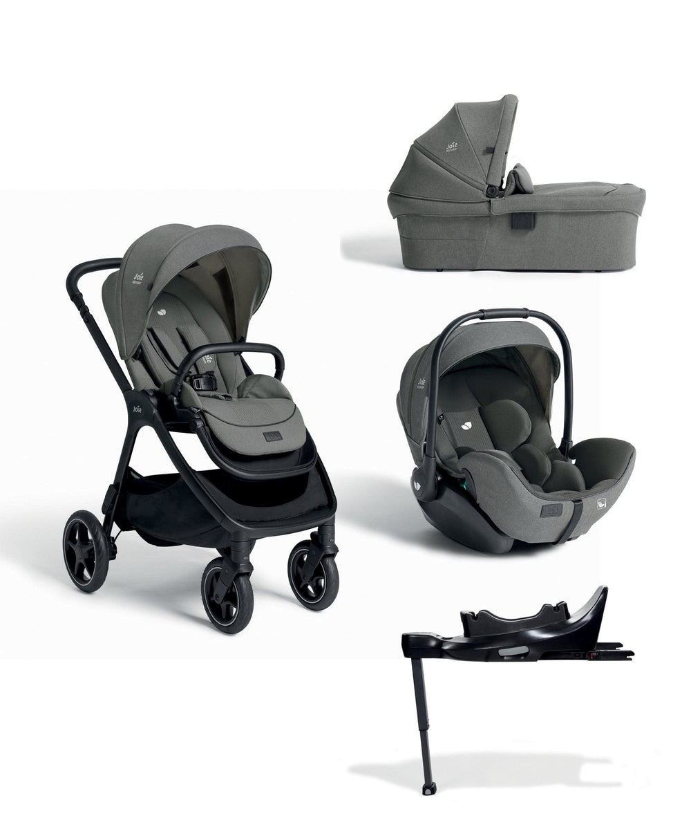 Joie Pushchairs Joie finiti™ 4in1 Signature Pushchair Bundle With Joie I-Level Pro Car Seat (4 Pieces) - Evergreen