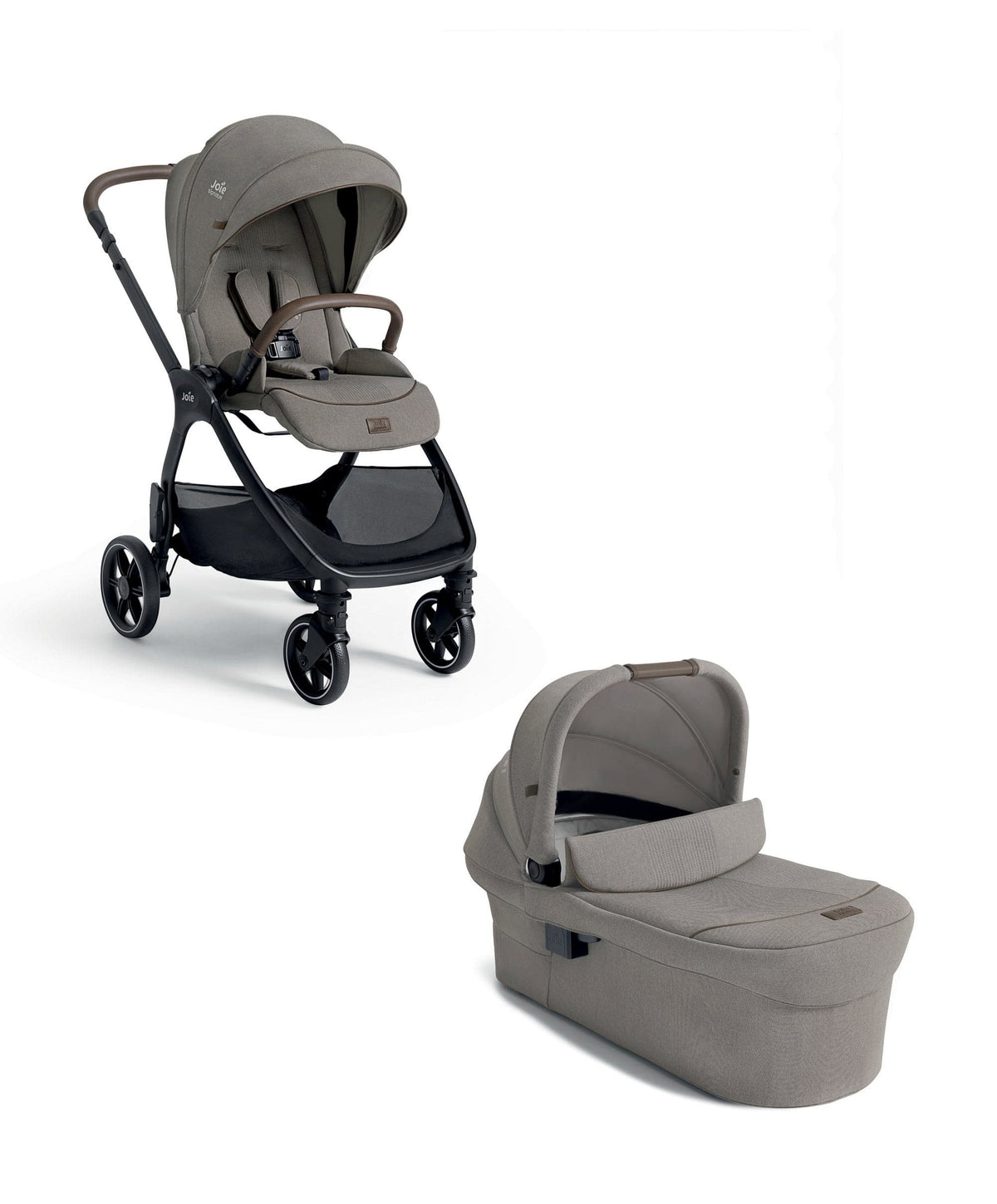 Joie Pushchairs Joie Signature Valora Pushchair & Carrycot Bundle - Maple