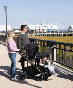 Joie Pushchairs Joie Versiti Duo Signature Single To Double Pram & Signature Sibling Seat