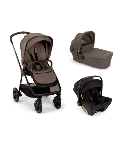 Joie Pushchairs Nuna TRIV Next Urbn Pushchair Bundle with PIPA Urbn Car Seat & LYTL Carrycot (5 Pieces) – Chestnut