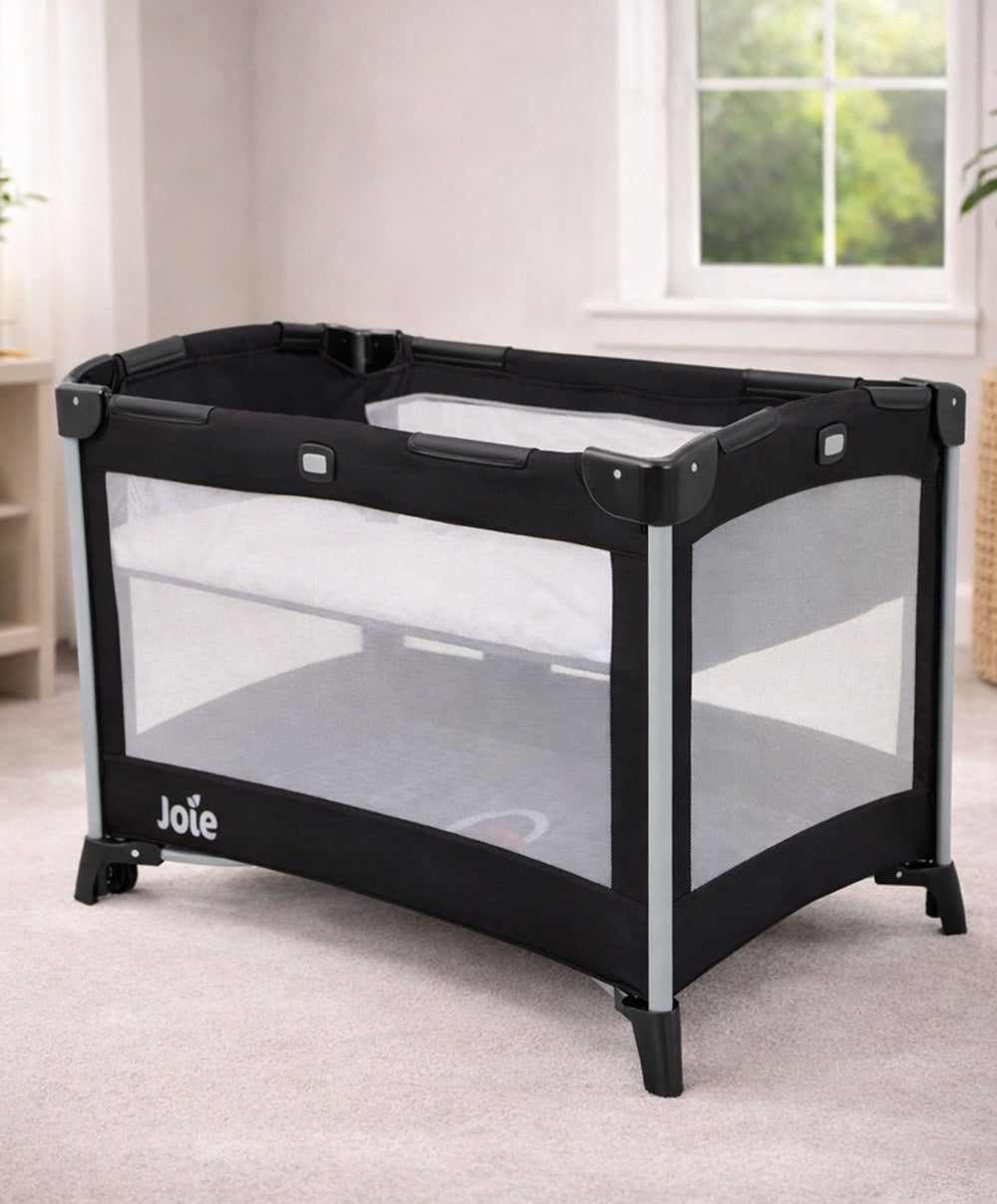 Joie Travel Cots Joie Kubbie Travel Cot - Coal