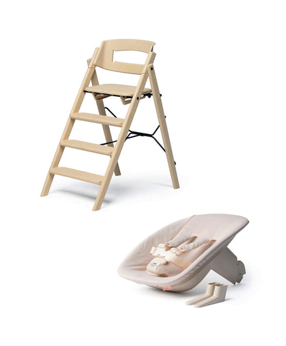 KAOS KAOS Klapp Highchair and Newborn Baby Seat Set - Desert Sand