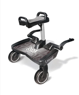 Lascal Buggyboards Lascal Black Maxi BuggyBoard&reg; Plus Grey Saddle
