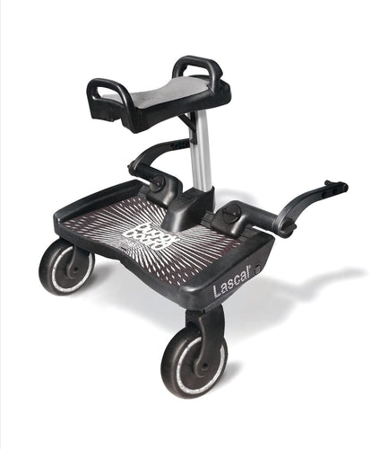 Lascal Buggyboards Lascal Black Maxi BuggyBoard® Plus Grey Saddle