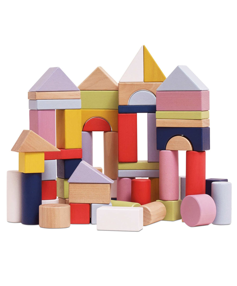 Le Toy Van Jigsaws &amp; Puzzles Le Toy Van Colourful Wooden Building Blocks