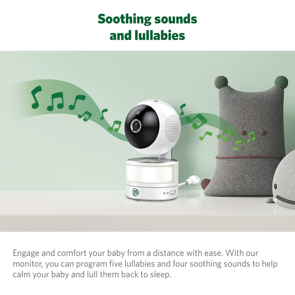 Leapfrog Baby Monitors LeapFrog LF915HD 5 Inch Video Baby Monitor &amp; Floorstand - White