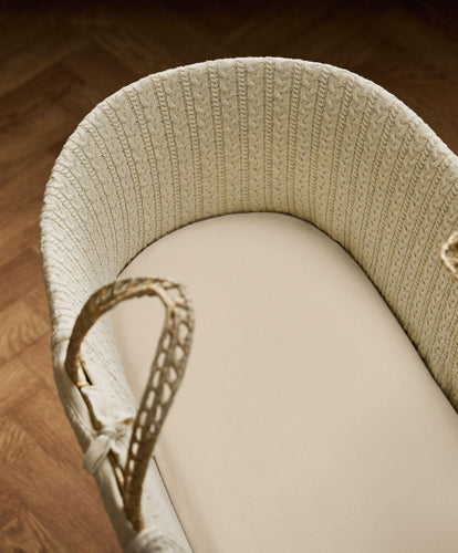 Little Green Sheep Little Green Sheep Moses Basket Sheets (Pack of 2) – Linen