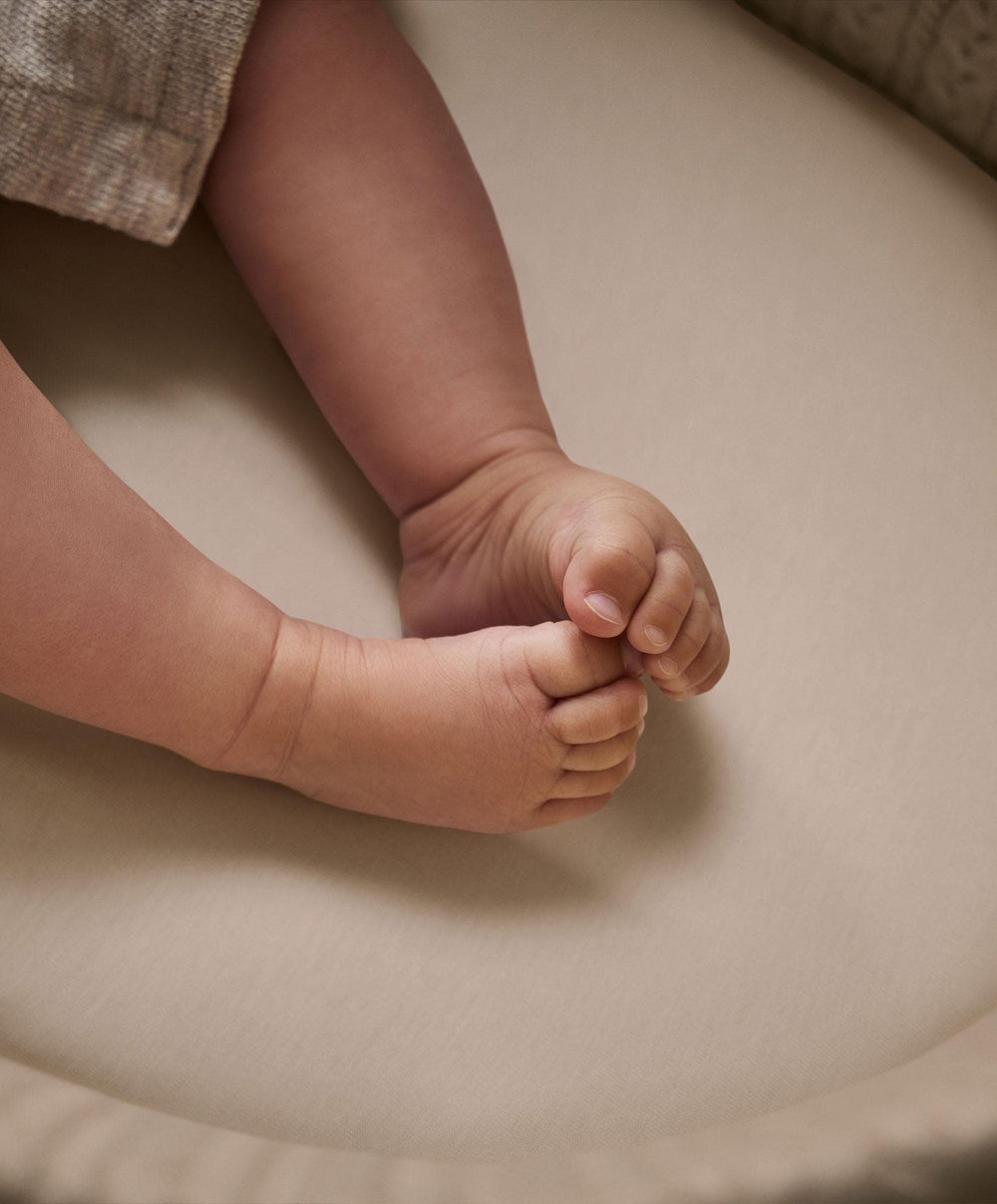 Little Green Sheep Little Green Sheep Moses Basket Sheets (Pack of 2) – Truffle