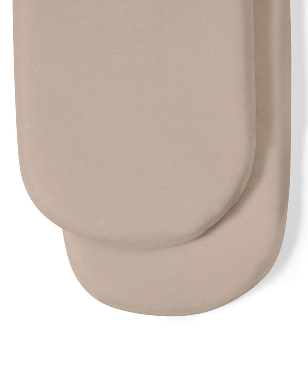 Little Green Sheep Little Green Sheep Moses Basket Sheets (Pack of 2) – Truffle