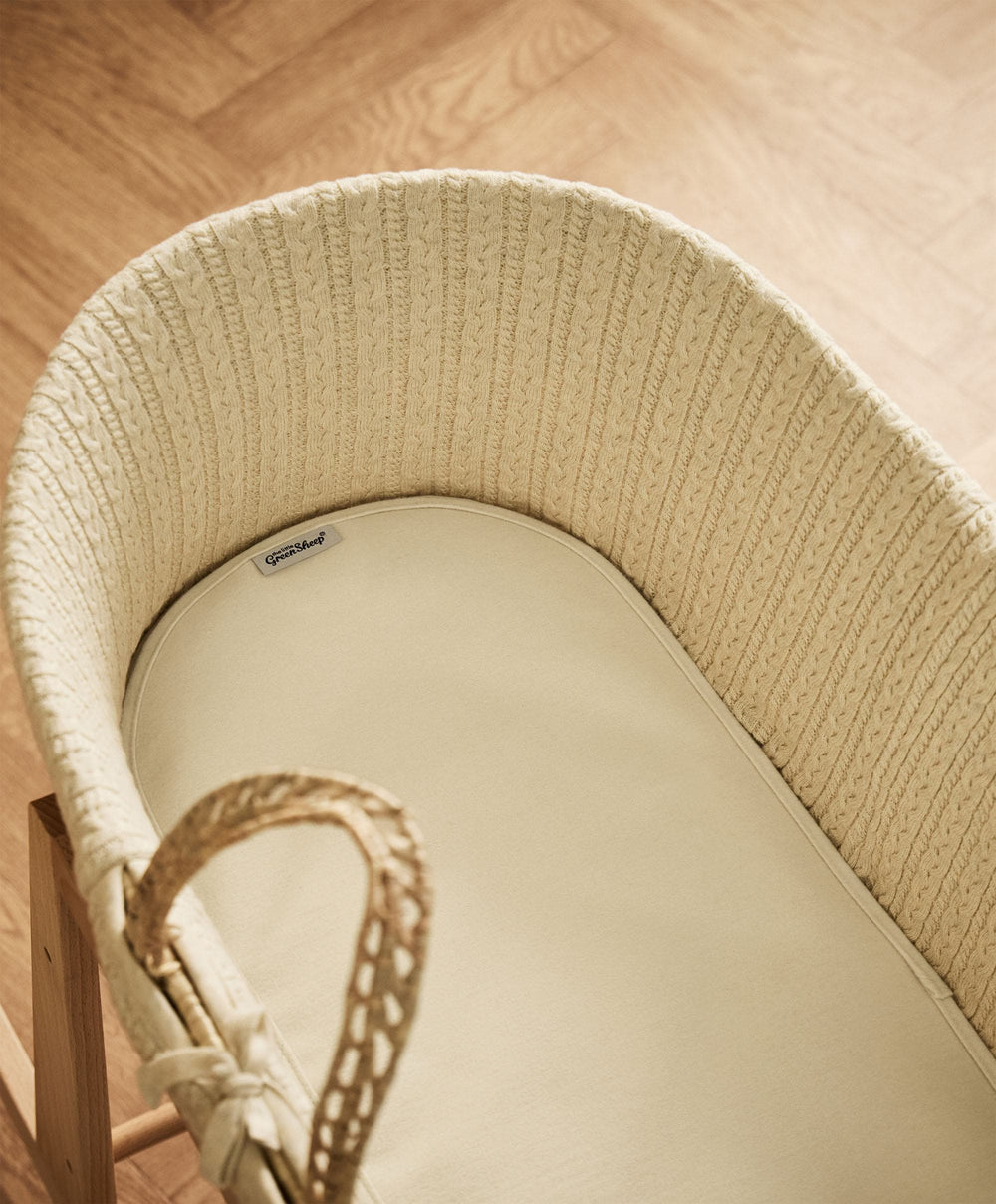 Little Green Sheep Moses Basket Bedding The Little Green Sheep Waterproof Moses Basket &amp; Pram Mattress Protector