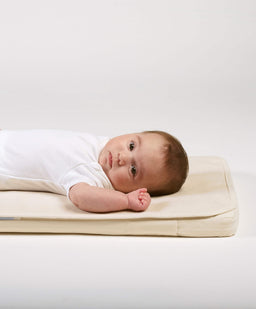 Little Green Sheep The Little Green Sheep Organic Moses Basket / Pram Mattress Protector in Natural White