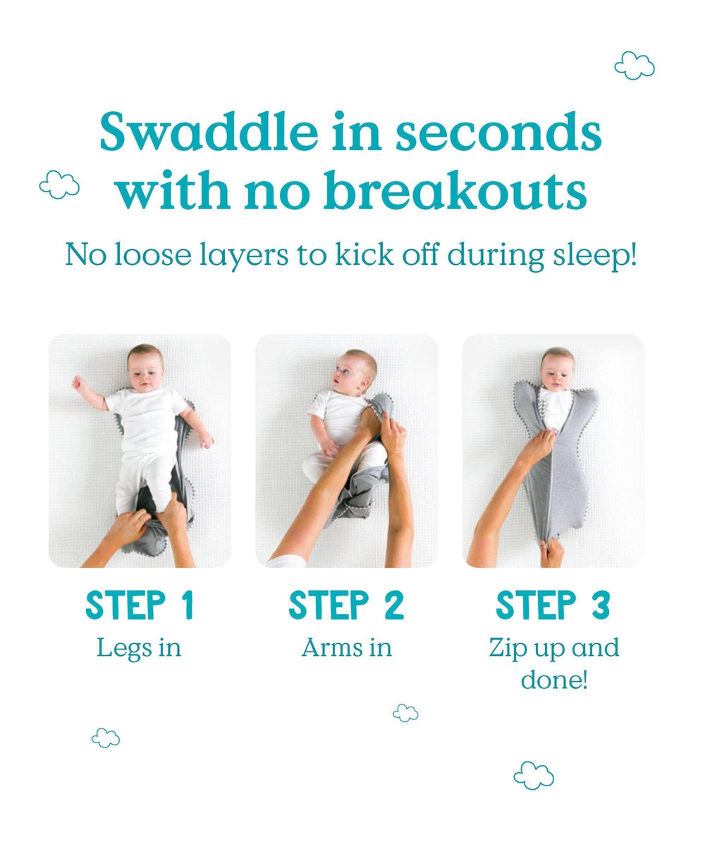 Love to Dream Dreampod Sleep Bags &amp; Swaddling Love to Dream Swaddle Up™ (1.0 Tog) - Cloud Bunny