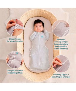 Love to Dream Dreampod Sleep Bags & Swaddling Love to Dream™ Swaddle Up (1.0 Tog) - Oatmeal