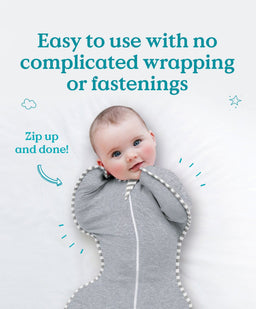 Love to Dream Dreampod Sleep Bags & Swaddling Love To Dream Swaddle Up™ (2.5 Tog) - White Dreamer