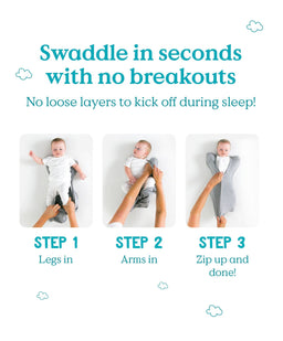 Love to Dream Dreampod Sleep Bags & Swaddling Love To Dream Swaddle Up™ (2.5 Tog) - White Dreamer