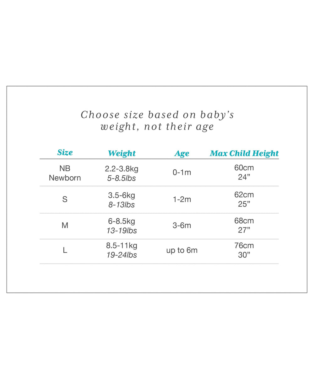 Love to Dream Dreampod Sleep Bags &amp; Swaddling Love to Dream™ Swaddle Up™ Small/3.5-6kg (2.5 Tog) - Pebbles Rose,