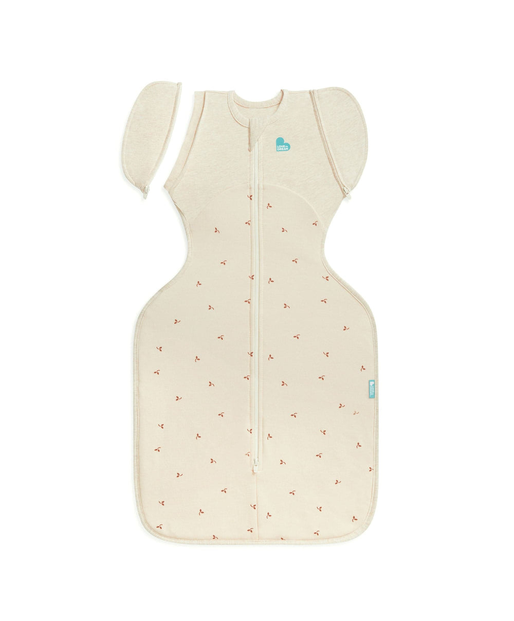 Love to Dream Dreampod Sleep Bags &amp; Swaddling Love to Dream™ Swaddle Up™ Transition Bag (1.5 Tog) Medium - Twigs Oatmeal