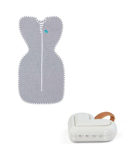 Love to Dream Love to Dream Swaddle Up™ and Sleep Machine Bundle 1-3 Months (1.0 Tog) - Grey