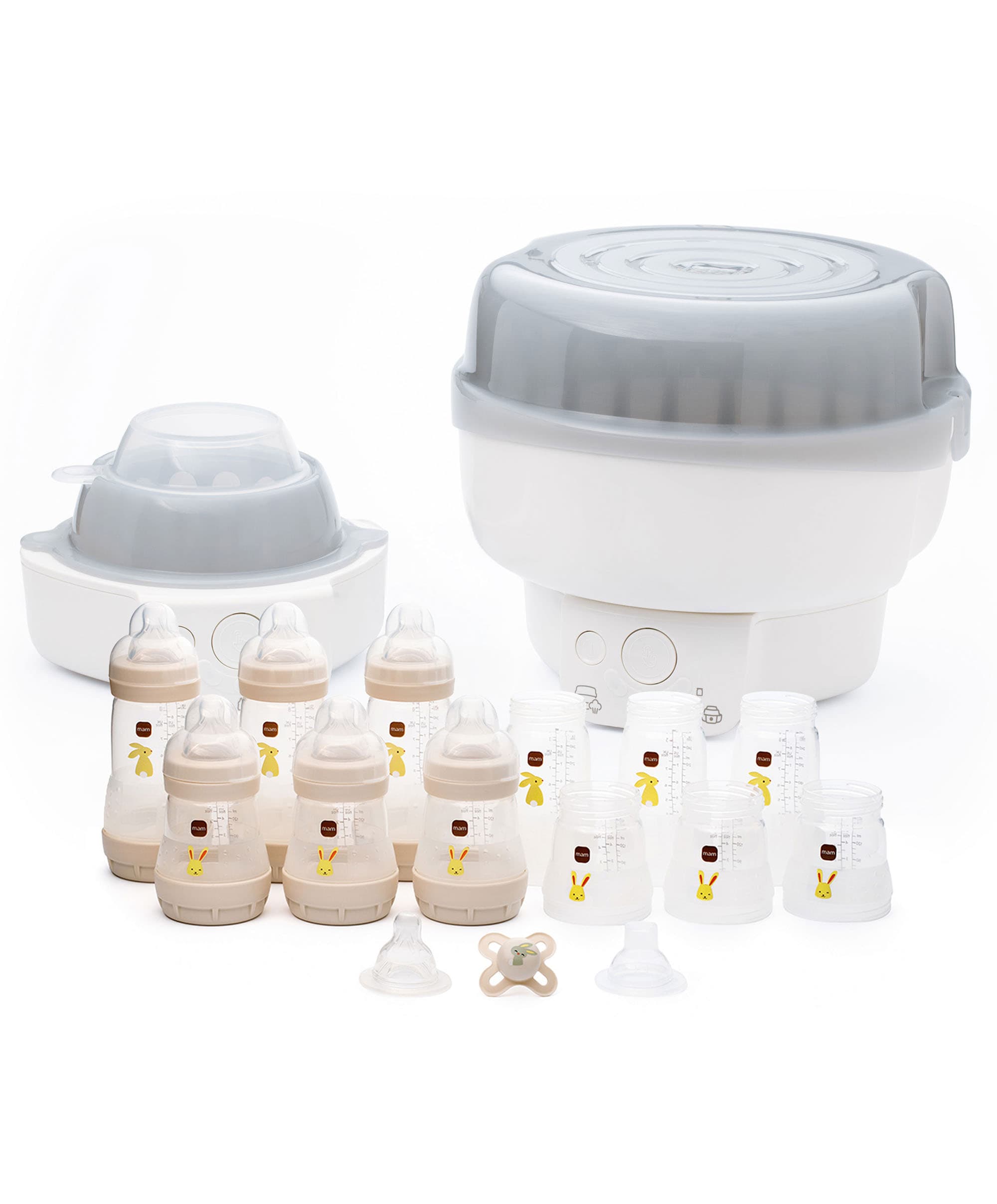 6 1 Electric Steriliser & Large Bottle Starter Bundle Matt