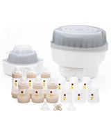 Mam Bottle Feeding MAM Baby 6-in-1 Electric Steriliser & Large Bottle Starter Bundle - Matt Taupe