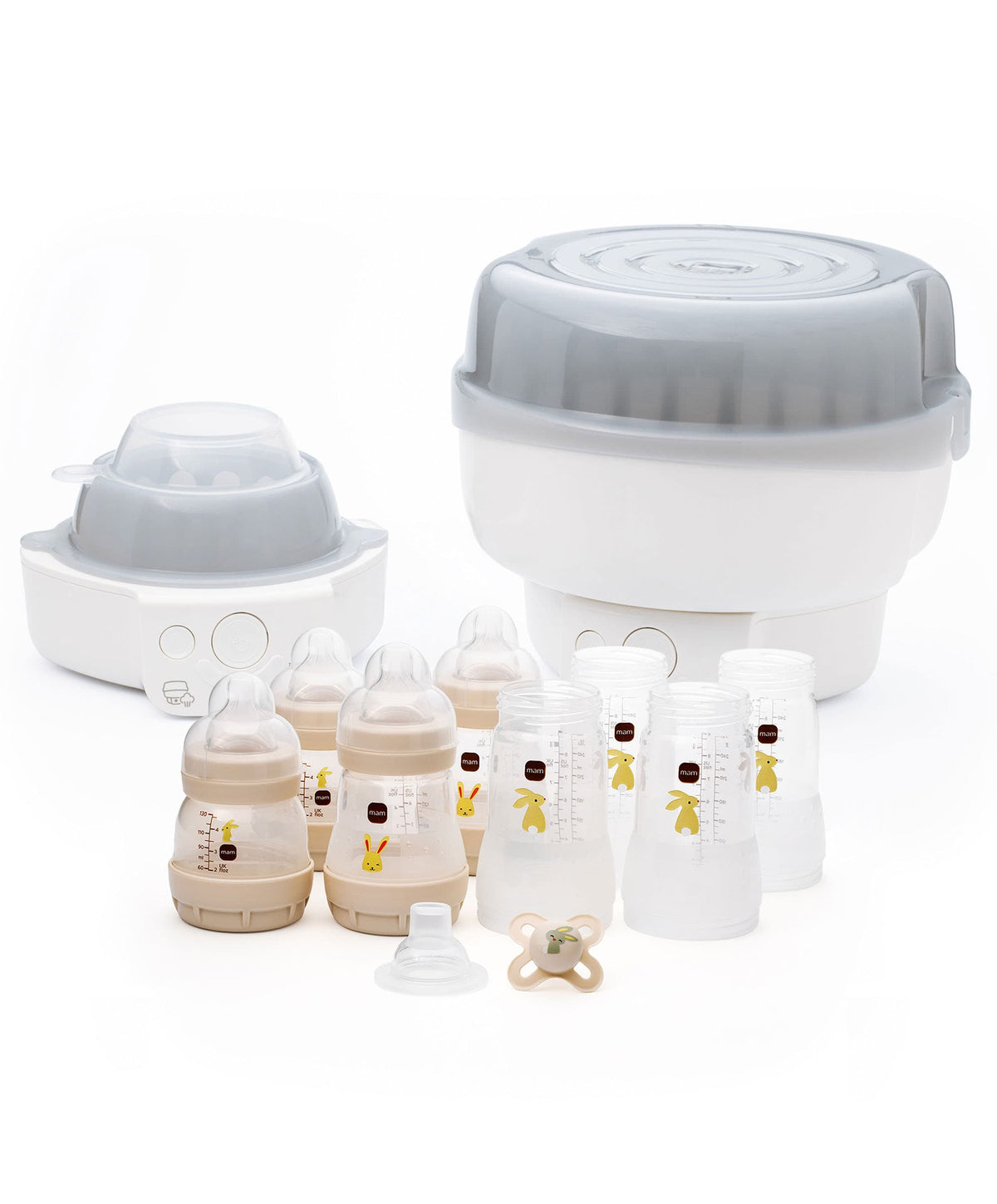 Mam Bottle Feeding MAM Baby 6-in-1 Electric Steriliser & Small Bottle Starter Set Bundle