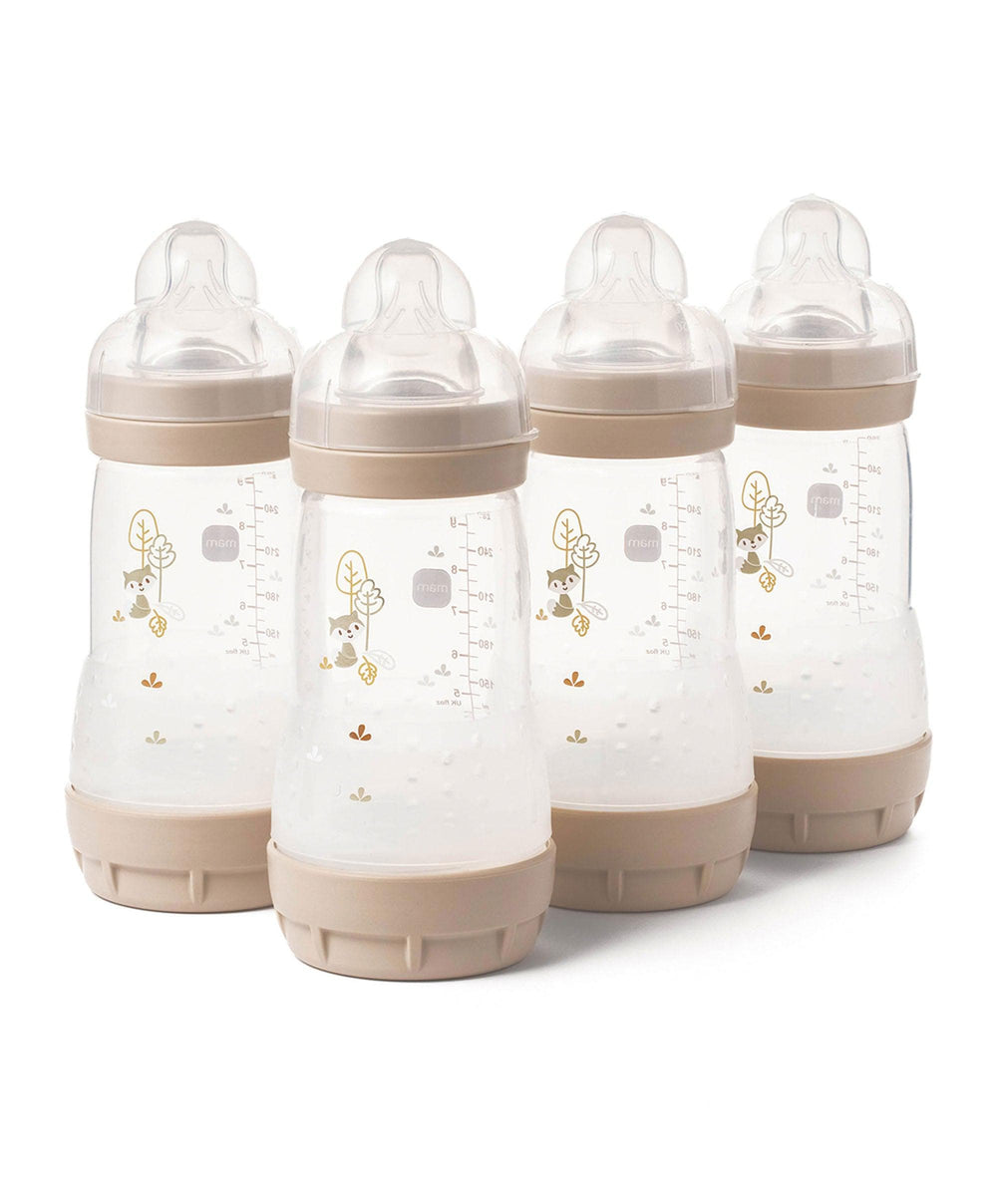 Mam Bottle Feeding Mam Easy Start 260ml Bottle Set - Taupe (4 pack)
