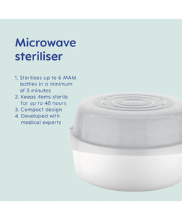 Mam Bottle Feeding MAM Easy Start Bottle & Microwave Steriliser Set