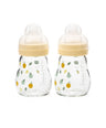 Mam Bottle Feeding MAM Feel Good Glass Bottle 170ml (2 Pack) - Yellow