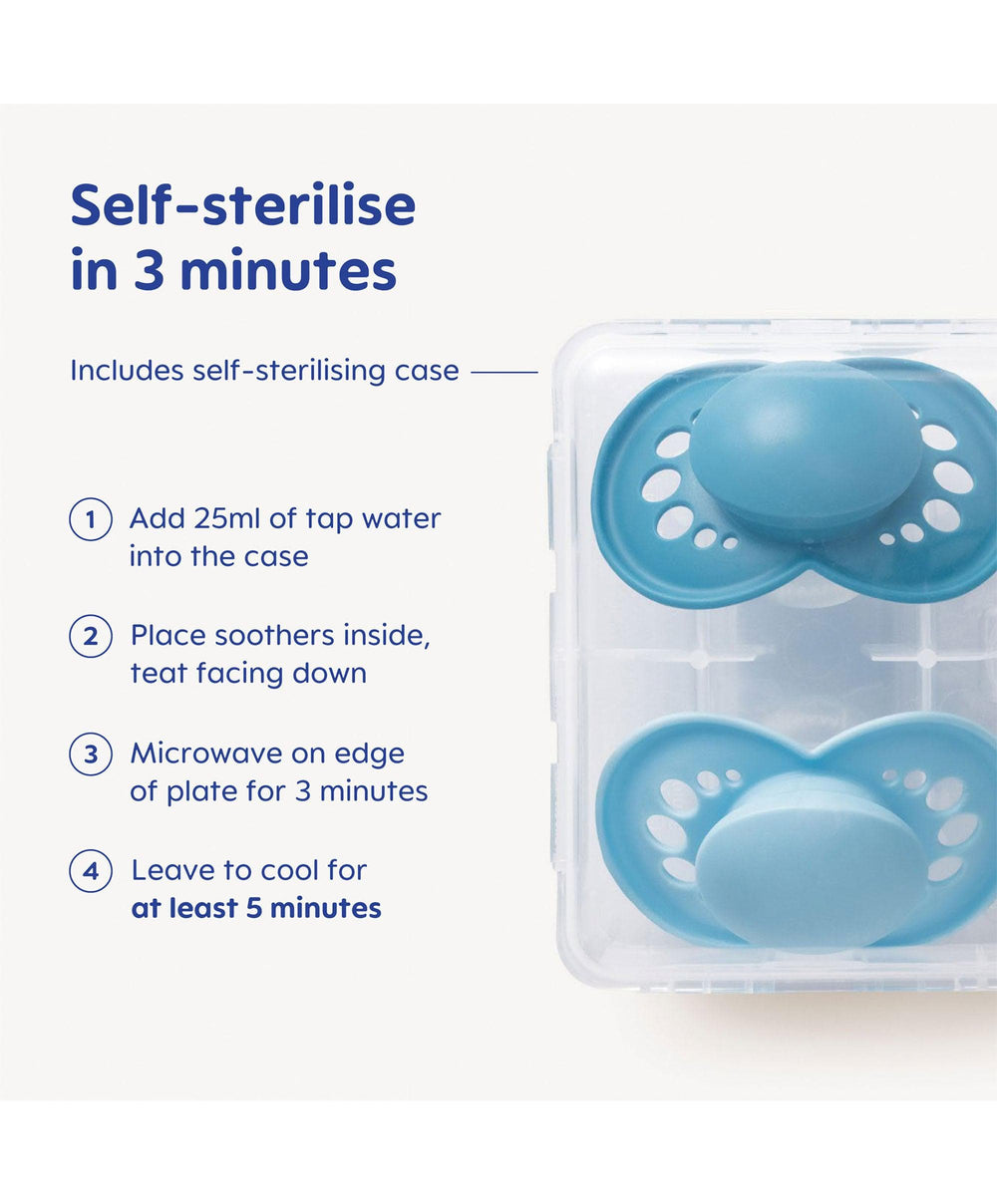 Mam Bottle Feeding MAM Perfect 0-2m Soother (2 pack) - Beige