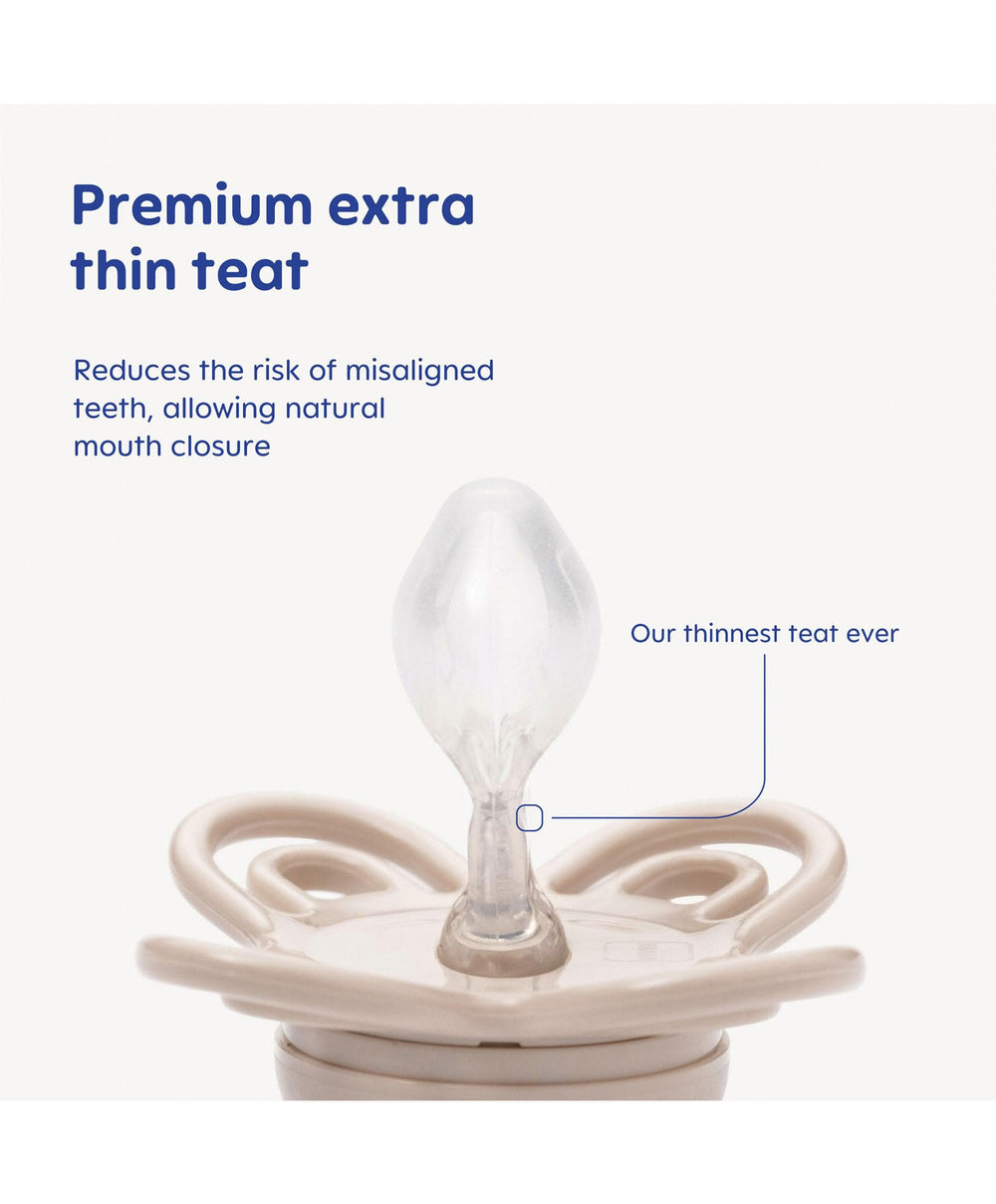 Mam Bottle Feeding MAM Perfect 0-2m Soother (2 pack) - Beige