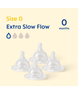 Mam Bottle Feeding MAM Size 0 Bottle Teats (4 Pack)