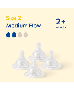 Mam Bottle Feeding MAM Size 2 Bottle Teats (4 Pack)