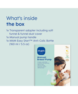 Mam Breastfeeding MAM Manual Breast Pump - Green