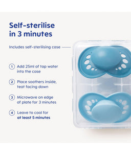 Mam Soothers MAM Comfort Soothers 0-3m (2 Pack) - Turquoise