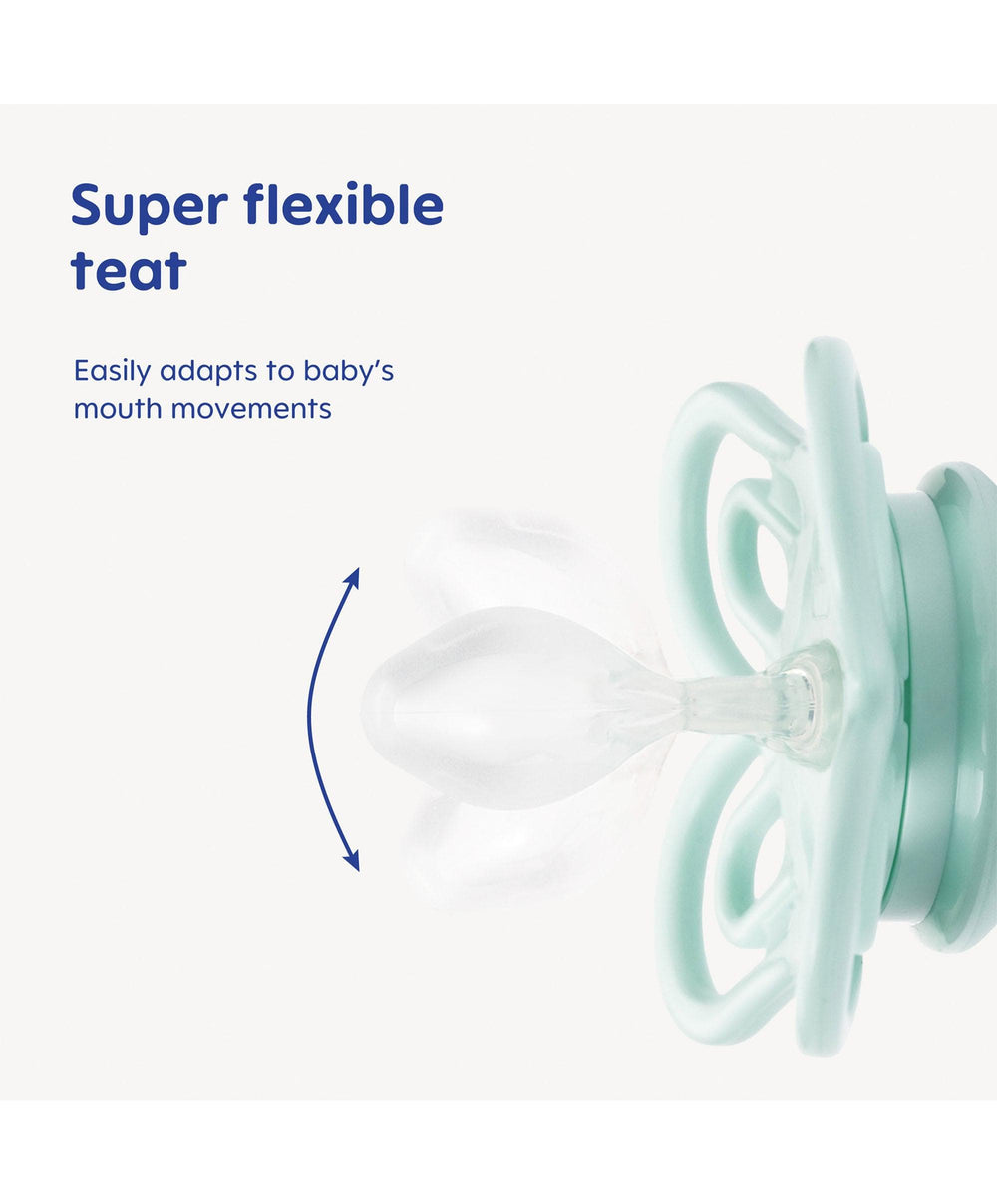 Mam Soothers MAM Perfect Night 0-6M Soother (2 Pack) - Yellow