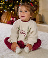 Mamas & Papas 2pc Set Christmas Wreath Top & Leggings Set