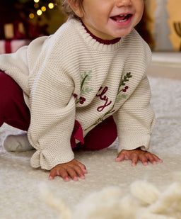 Mamas & Papas 2pc Set Christmas Wreath Top & Leggings Set