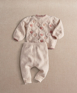 Mamas & Papas 2pc Set Floral Knit Set ( Pack of 2)