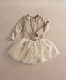 Mamas & Papas 2pc Set Gold Sequin Tutu & Bodysuit