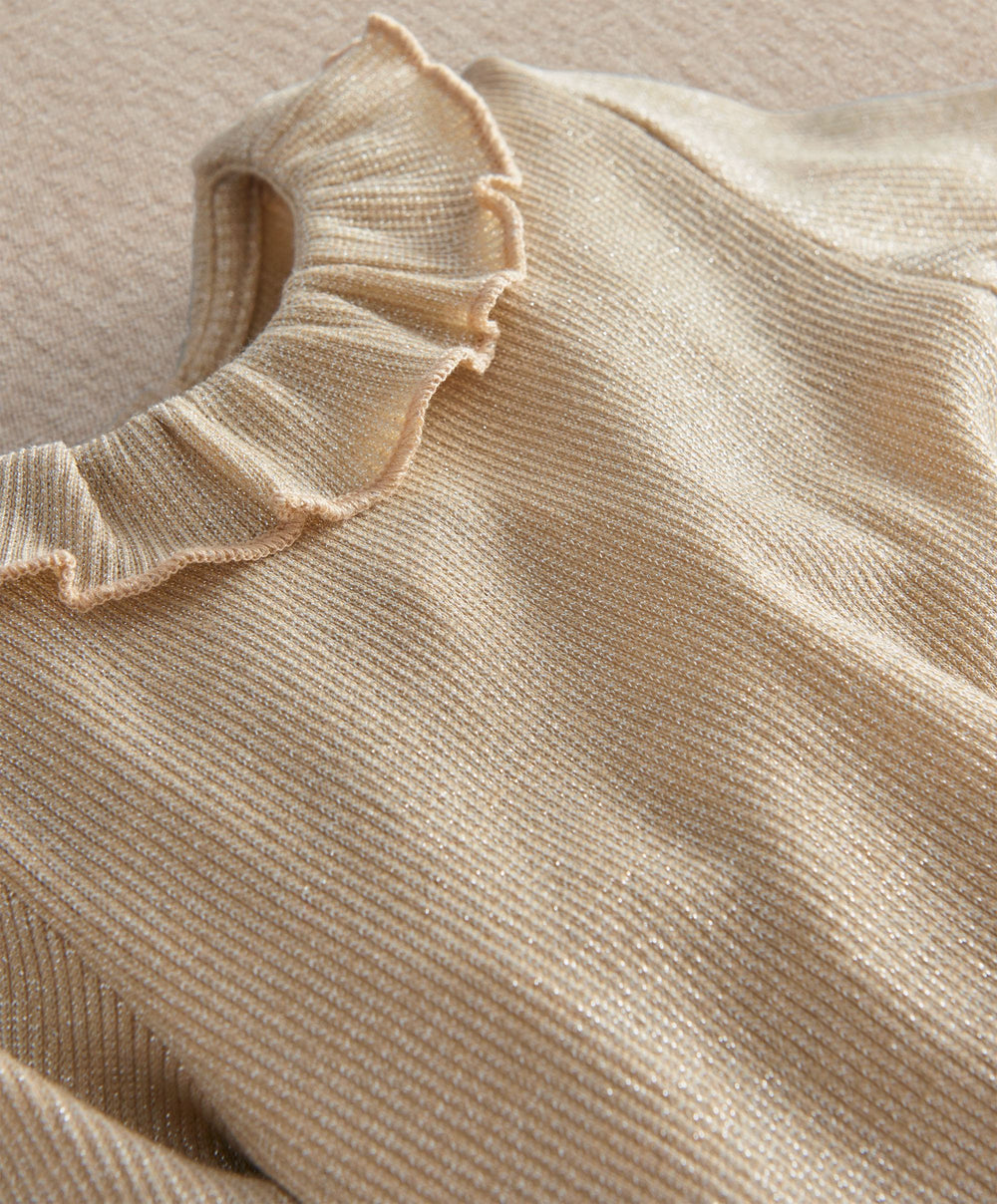 Mamas &amp; Papas 2pc Set Gold Sequin Tutu &amp; Bodysuit