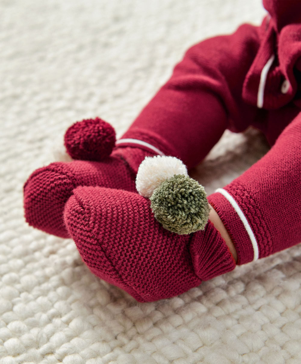 Mamas &amp; Papas 2pc Set Mr Santa Christmas Outfit Set