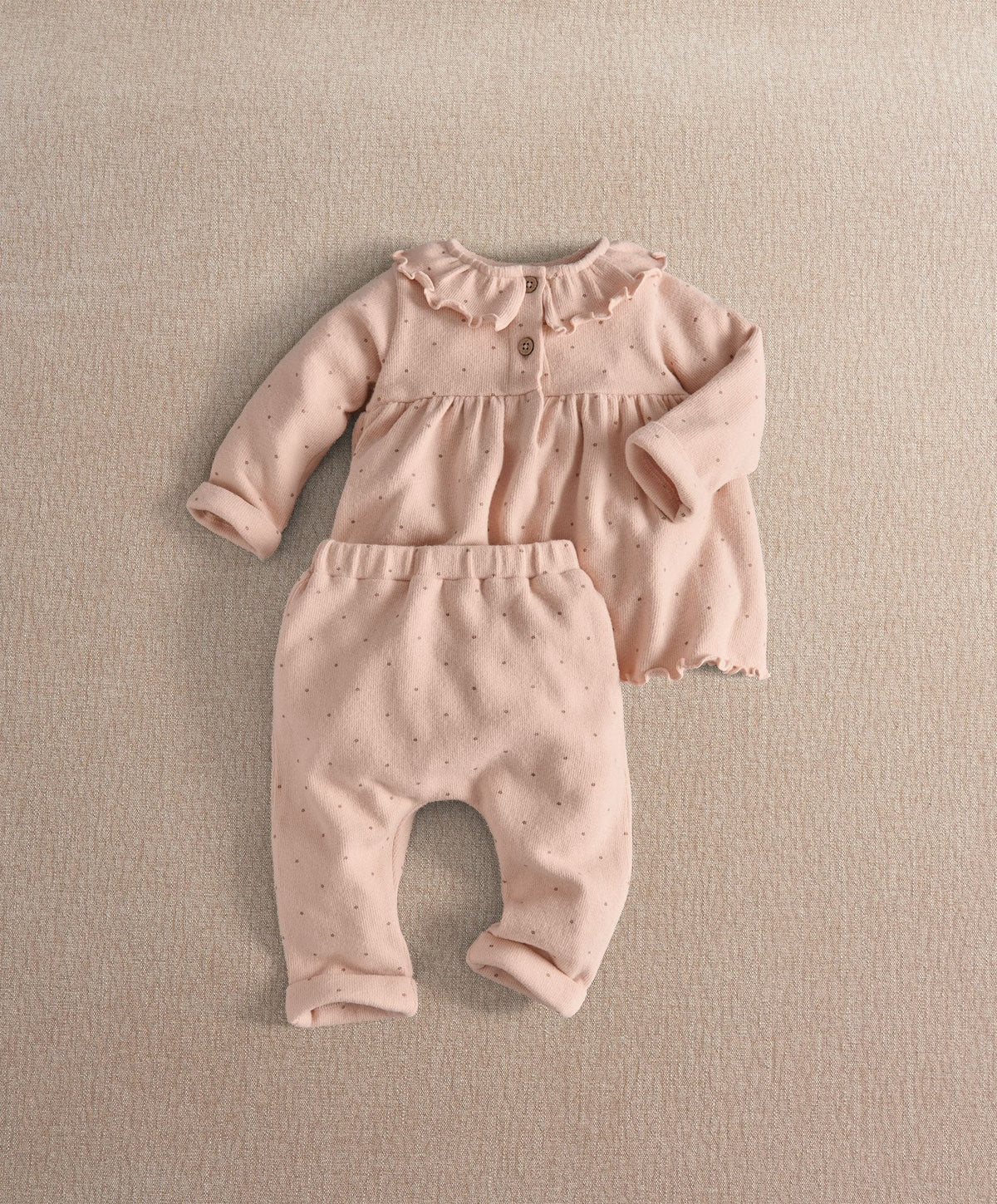Mamas & Papas 2pc Set Pink Floral Top & Legging Set