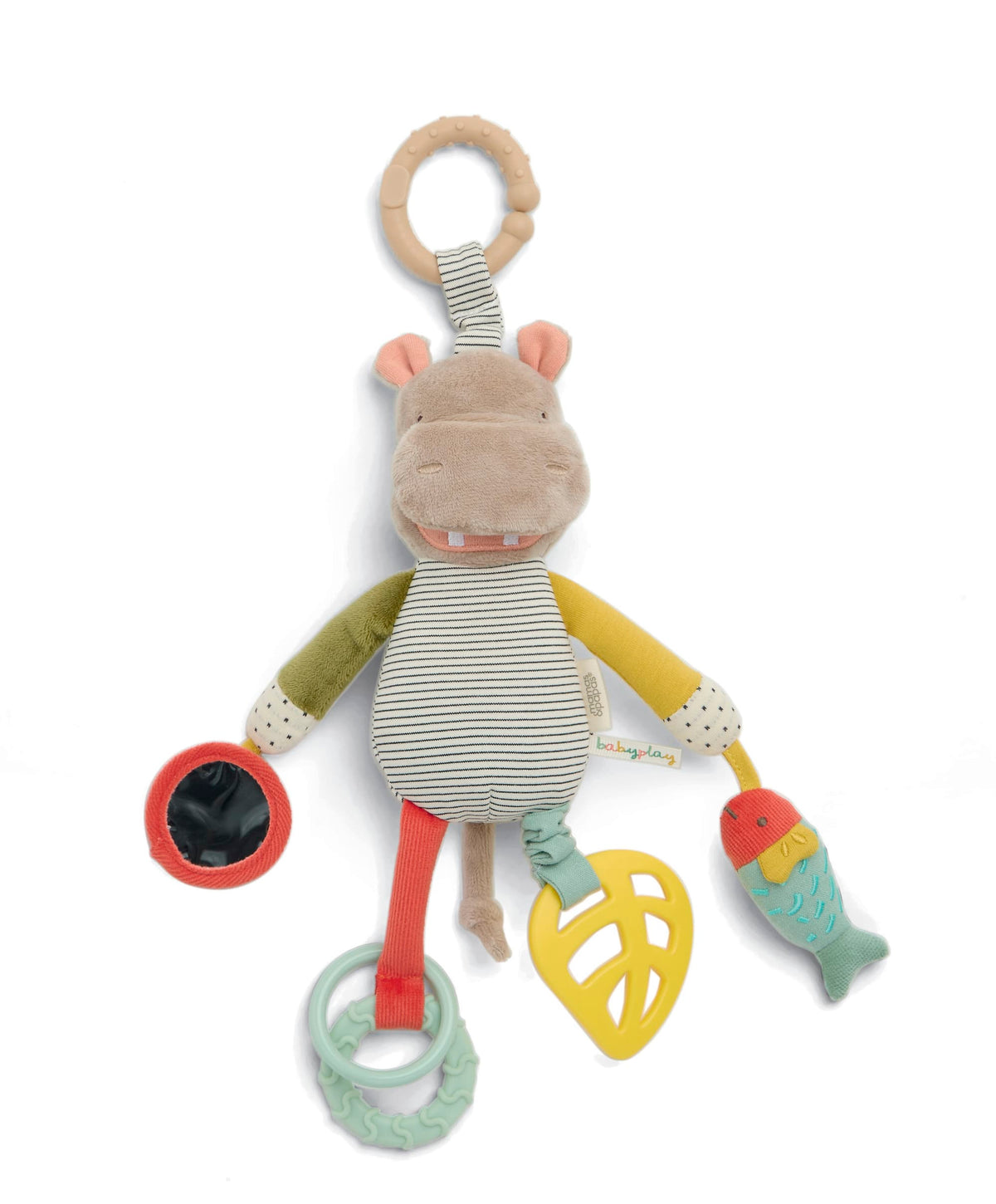 Mamas & Papas Activity Toys Babyplay Jangly Henry Hippo