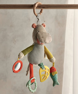 Mamas & Papas Activity Toys Babyplay Jangly Henry Hippo