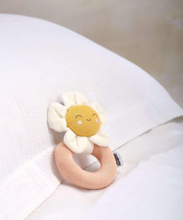Mamas & Papas Activity Toys Grateful Garden Flower Grabber Ring Rattle Toy