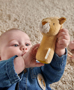 Mamas & Papas Activity Toys Mini Rattle - Lenny Lion