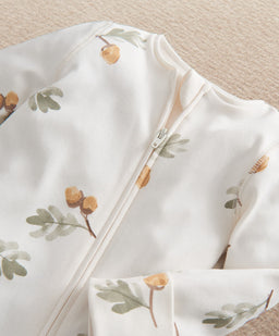 Mamas & Papas All-in-Ones & Bodysuits Acorn Print Zip All In One