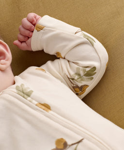 Mamas & Papas All-in-Ones & Bodysuits Acorn Print Zip All In One
